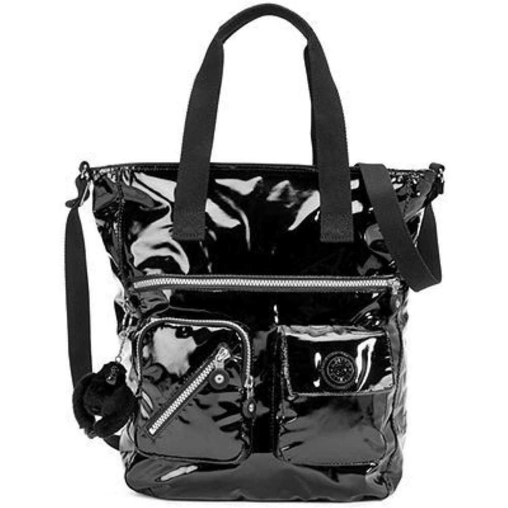 Kipling Joslyn Multi Zipper Crossbody Tote Bag Gem